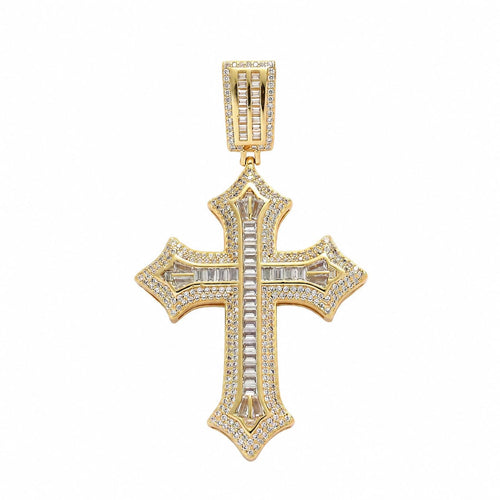 5MM Crystal Cross Chain