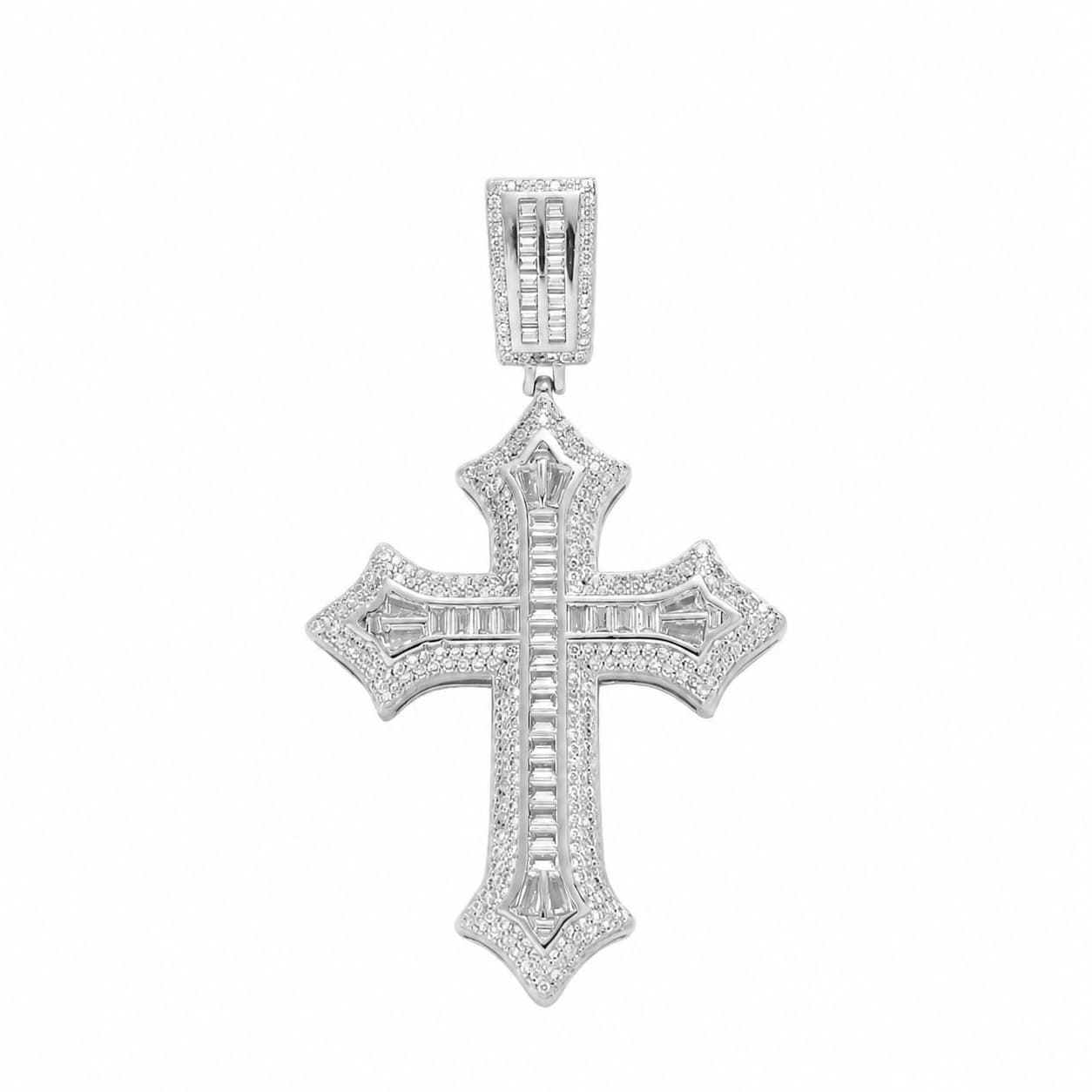 5MM Crystal Cross Chain