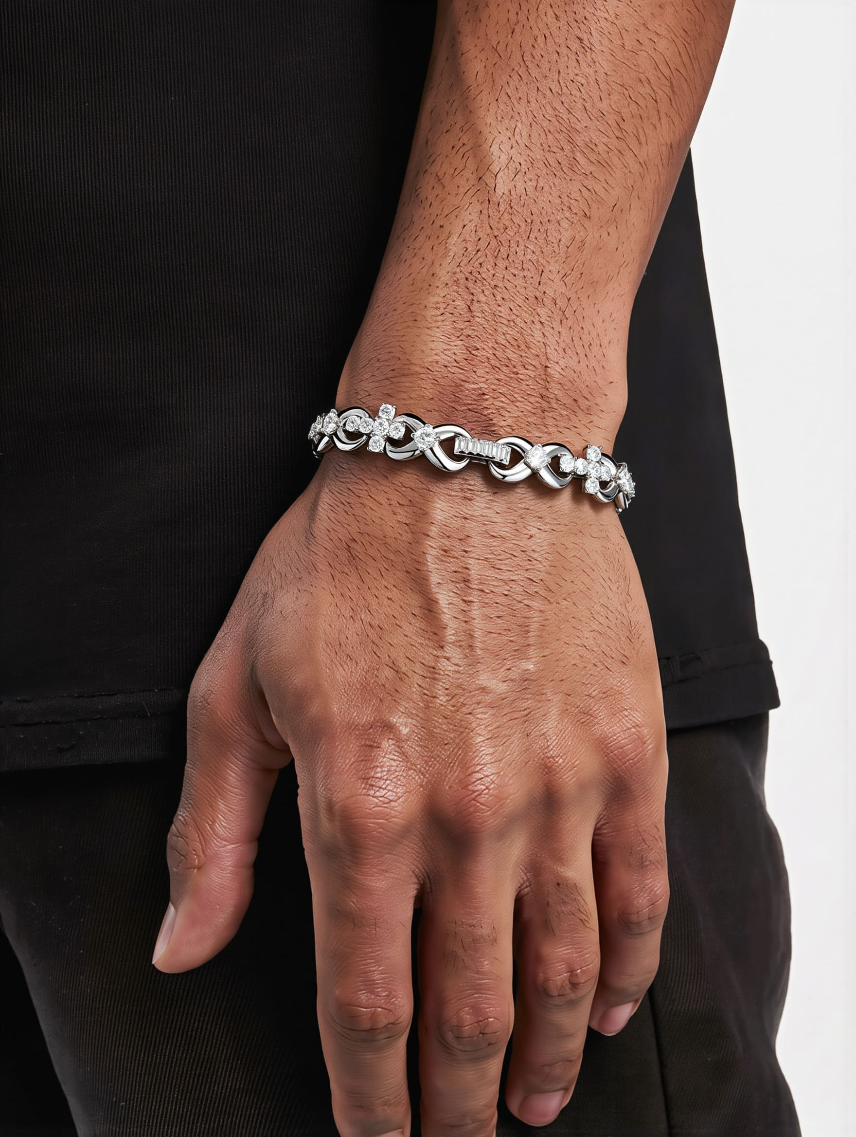Infinity Cross Bracelet