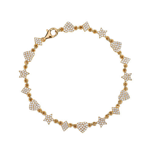 925 Sterling Silver StarLove Bracelet