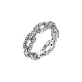 925 Sterling Silver Chain Ring