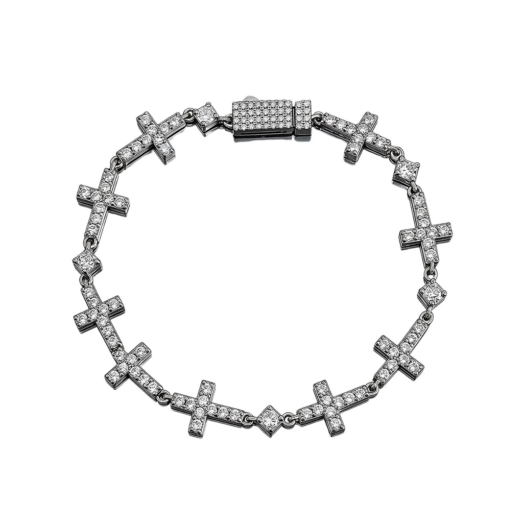 Cross Drop Bracelet