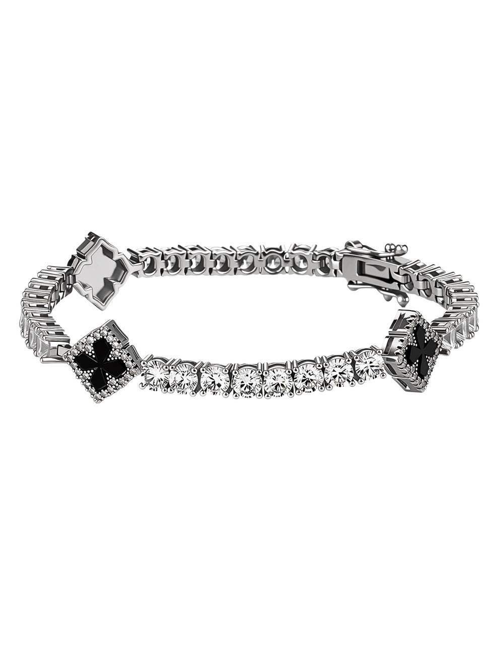 Clover Frost Tennis Bracelet