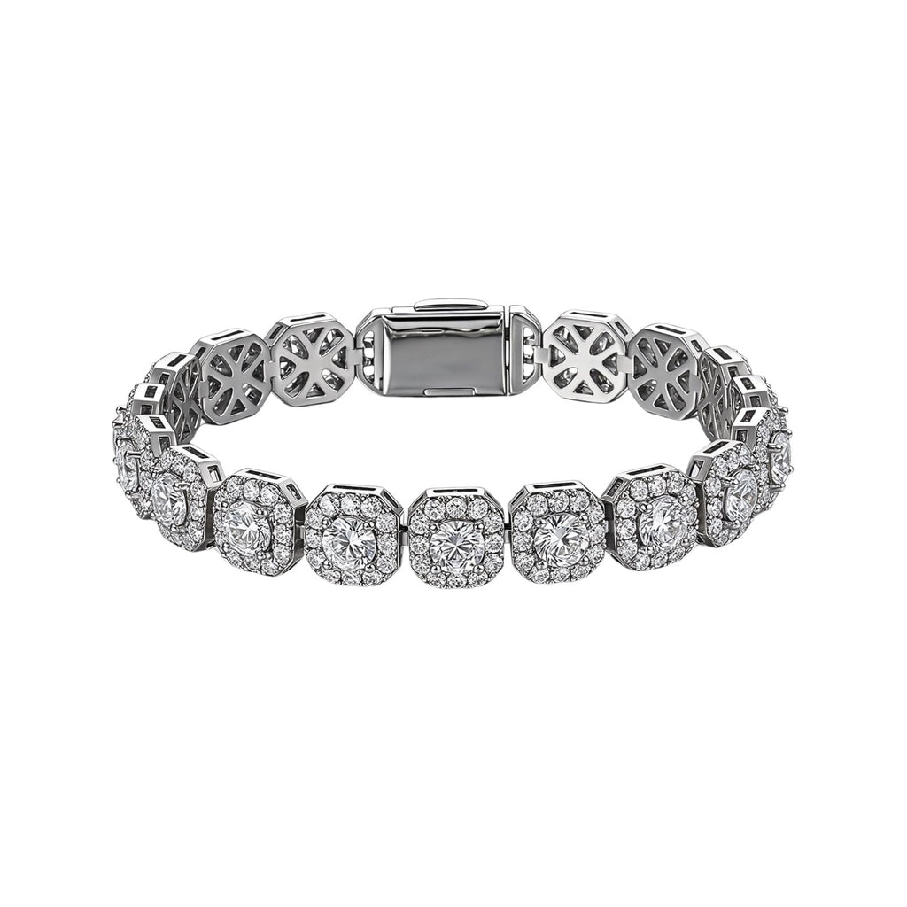Cluster Frost Tennis Bracelet