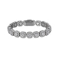 Cluster Frost Tennis Bracelet
